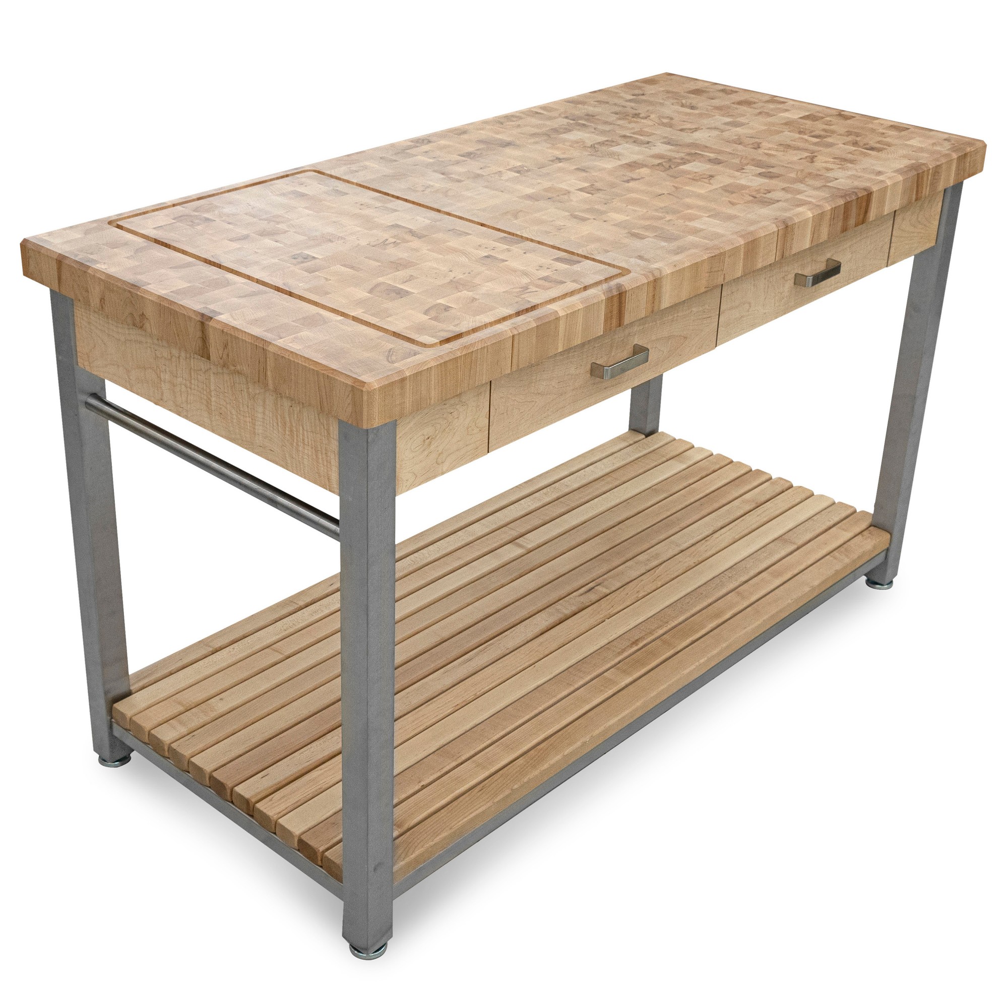 John Boos End-Grain Butcher Block Workbench (60