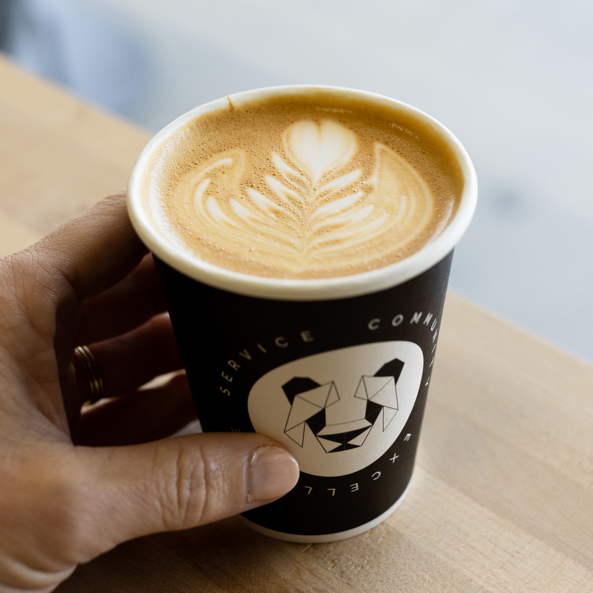 Black & White Coffee Roasters The Traditional Blend Coffee Beans