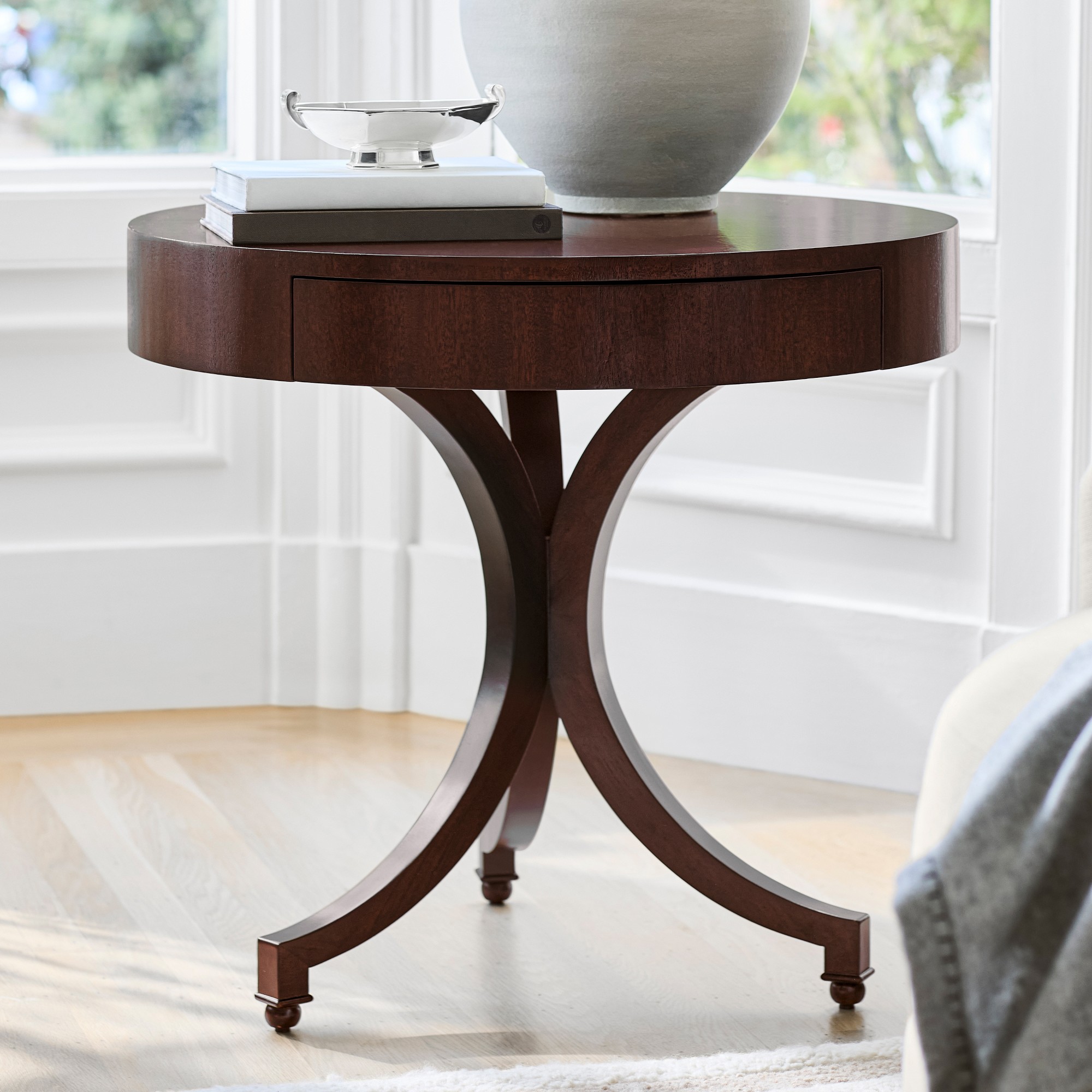 Wells Round Side Table (22