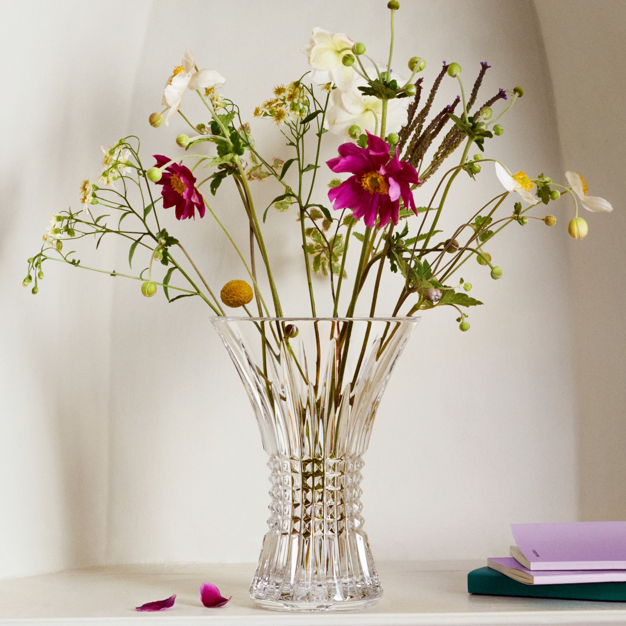 Waterford Lismore Diamond Vase, 8