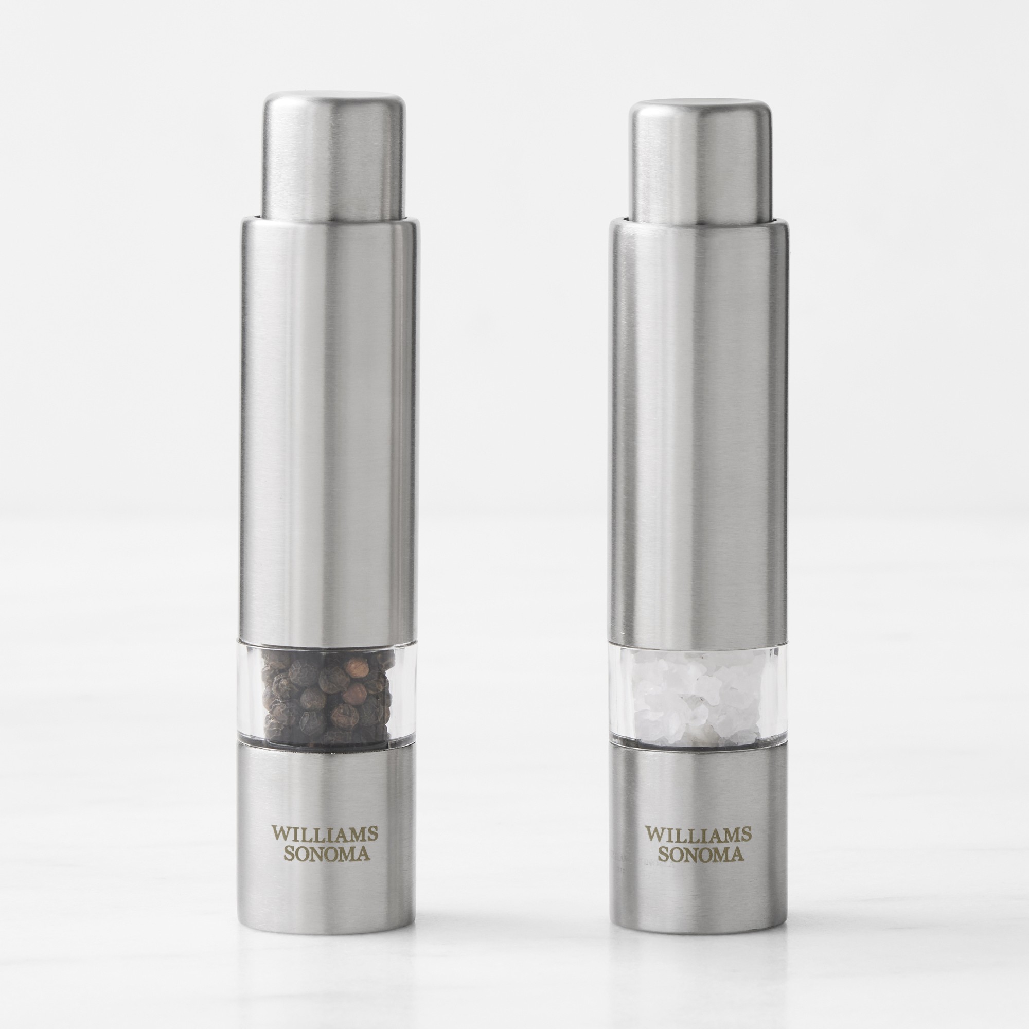 Williams Sonoma Thumb Salt & Pepper Mills
