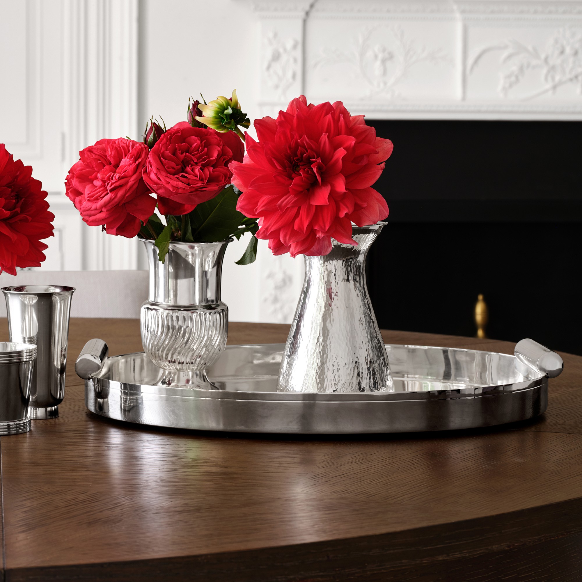 AERIN Vintage Silver Tray