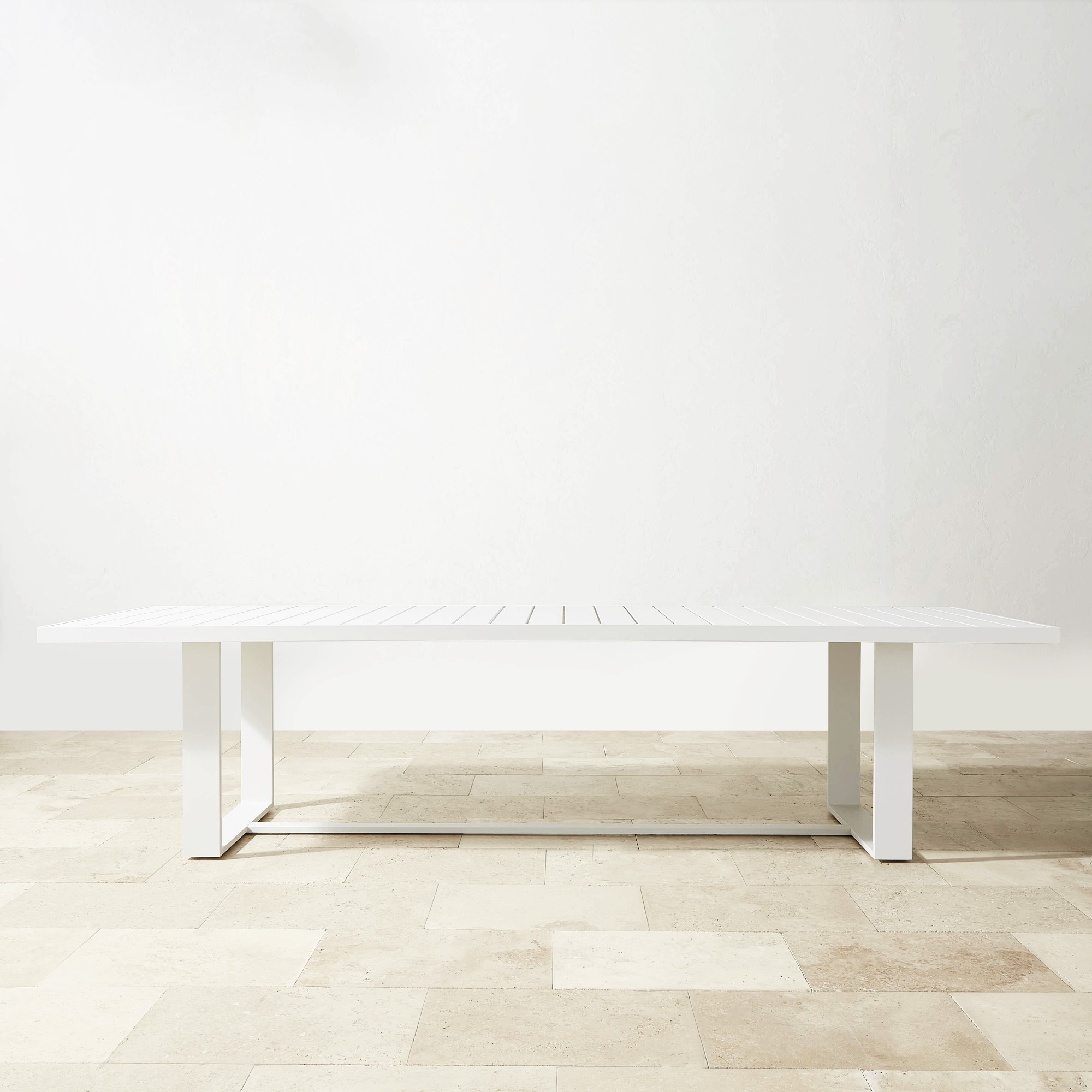 Santa Barbara Outdoor Metal Rectangular Dining Table (124