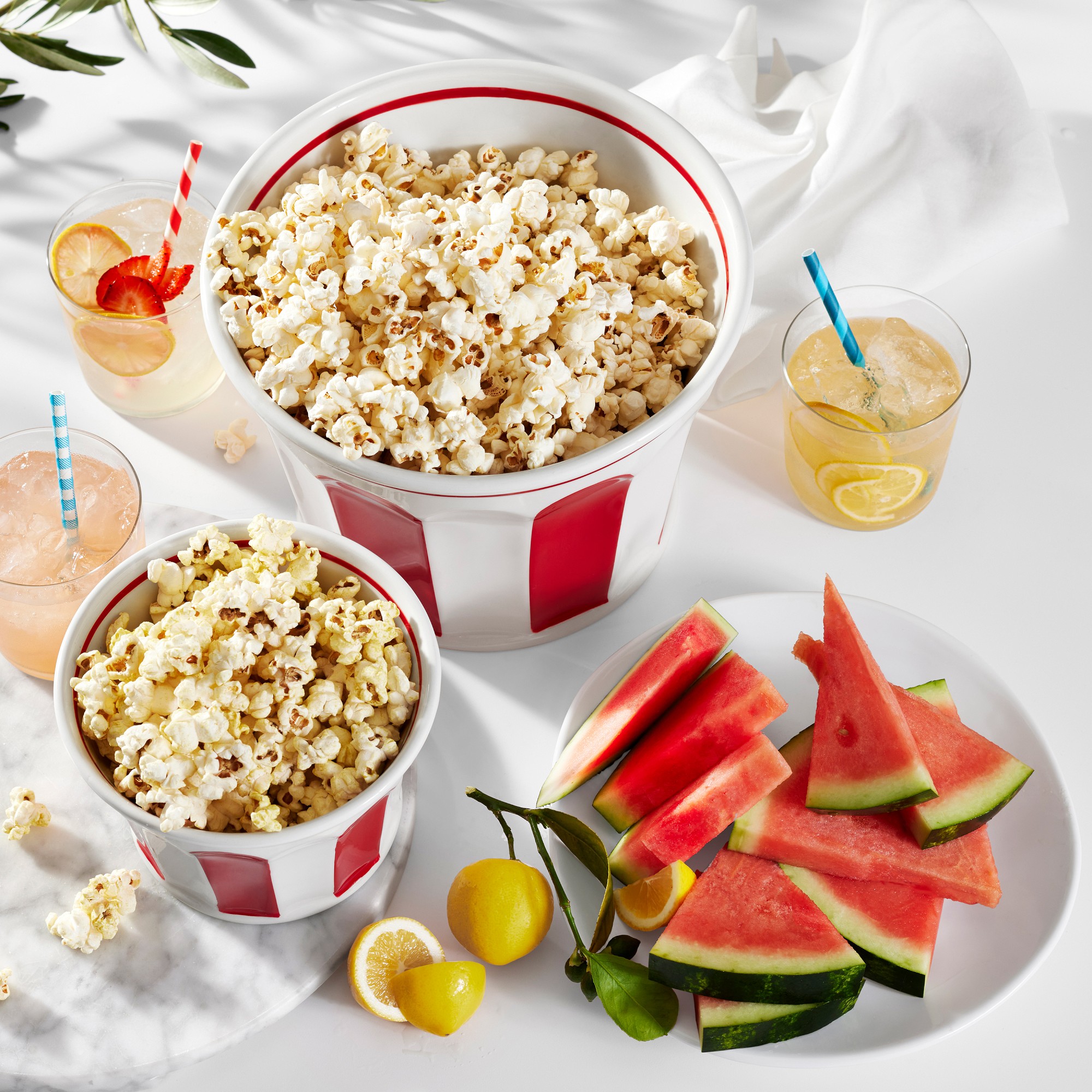 Movie Night Individual Popcorn Bowls