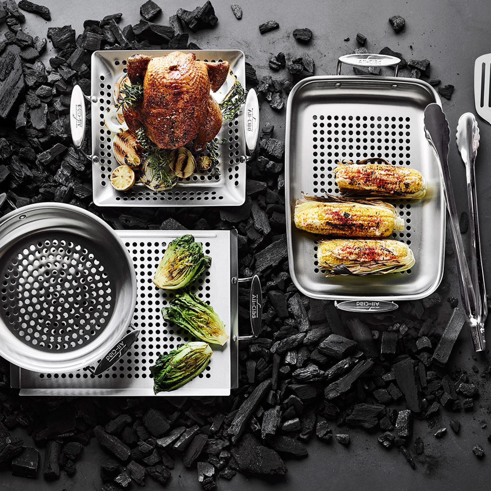 All-Clad Stainless-Steel Outdoor Fry Pan