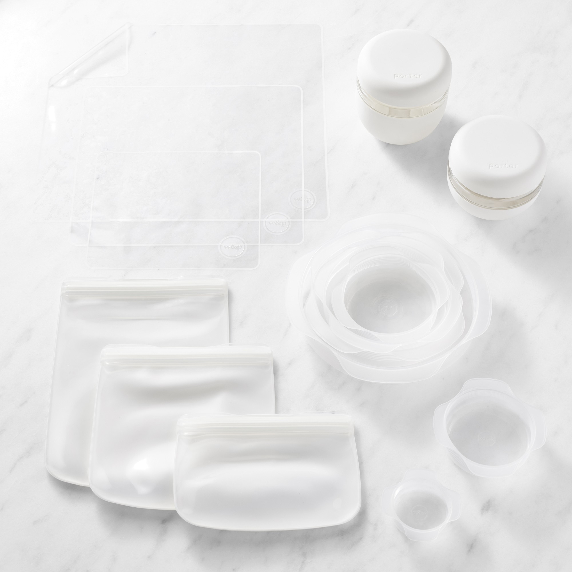 W&P Sustainable 14-Piece Kitchen Food Storage Container Set