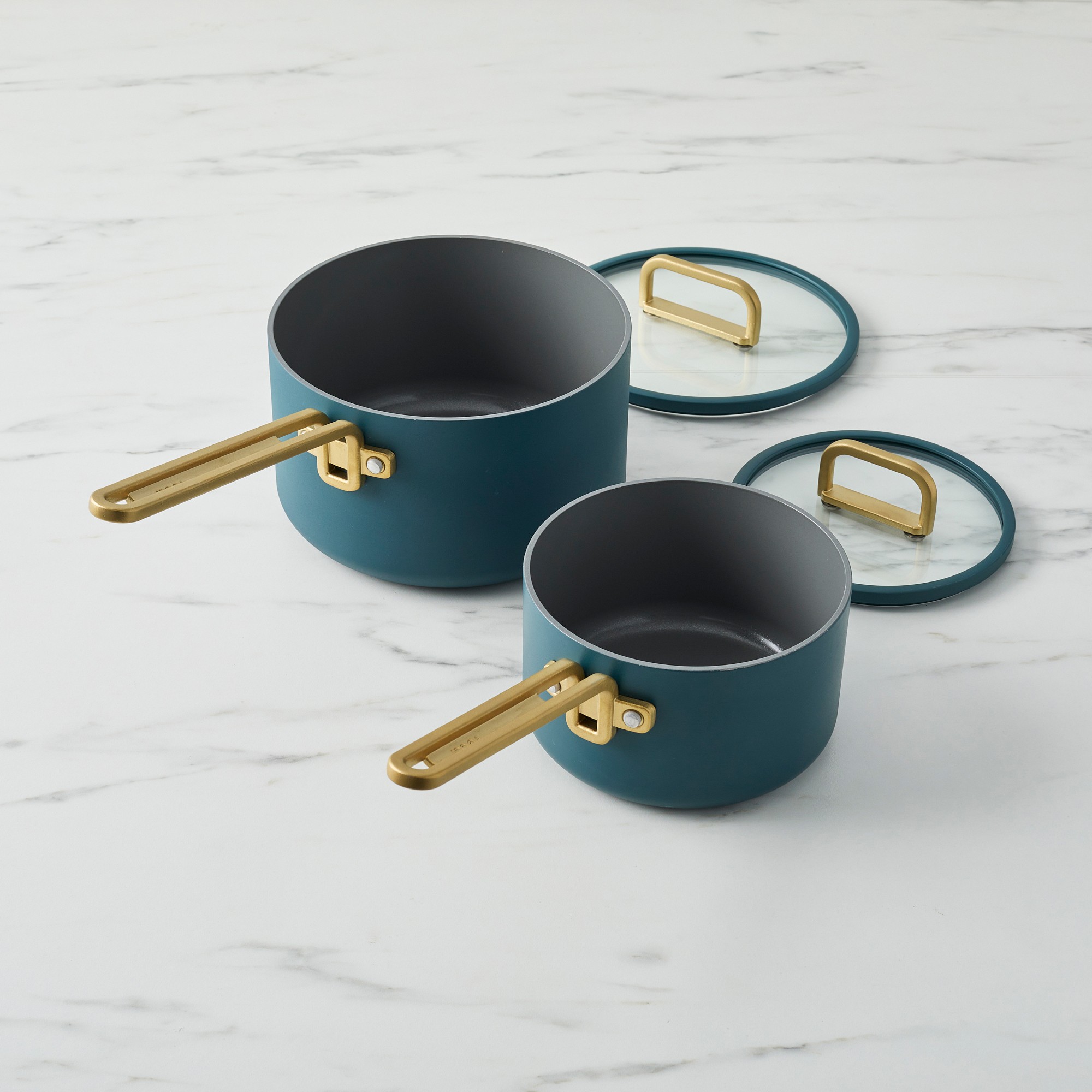 GreenPan™ Stanley Tucci™ Ceramic Nonstick 4-Piece Saucepan Set