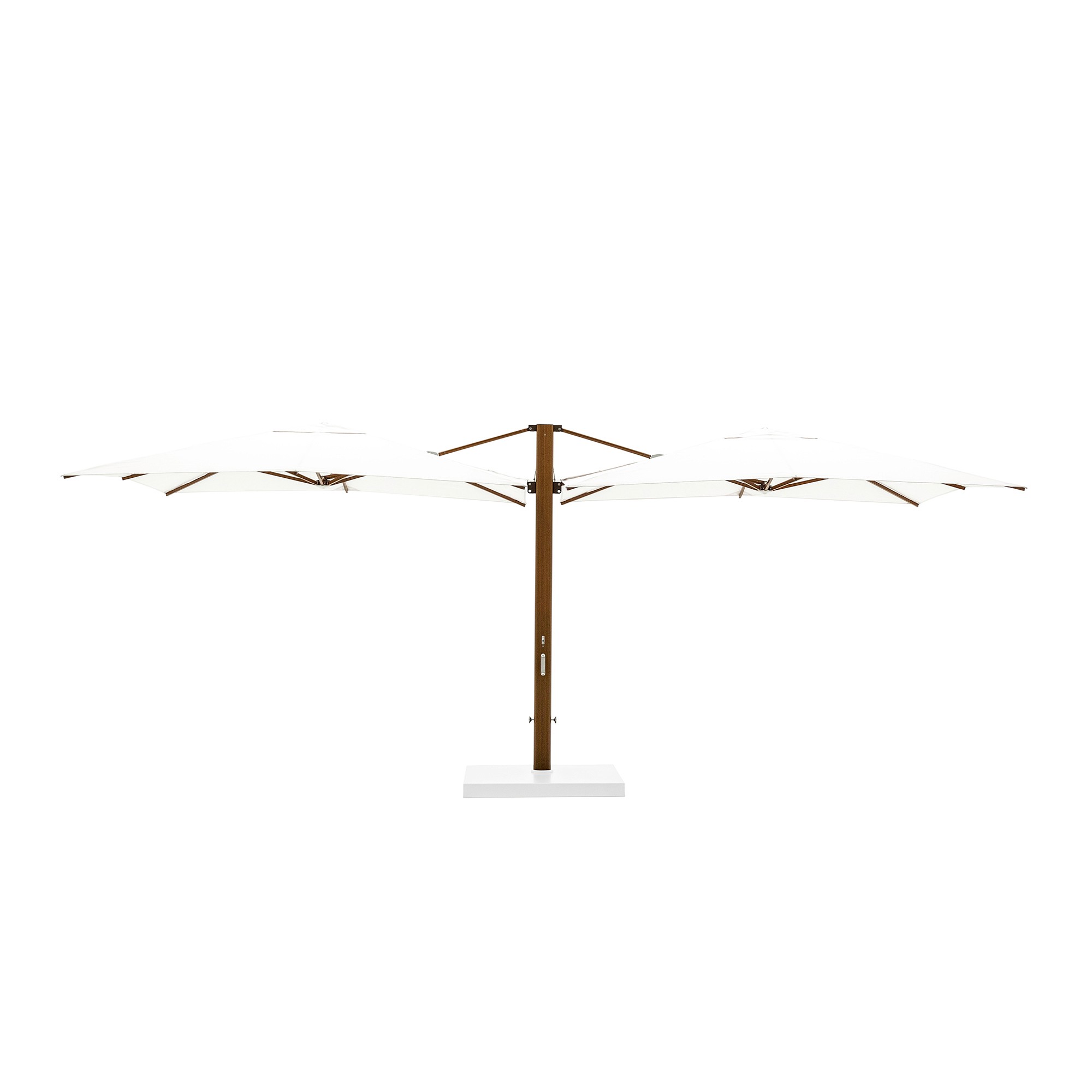 10' Sqaure Performance Dual Cantilever Umbrella