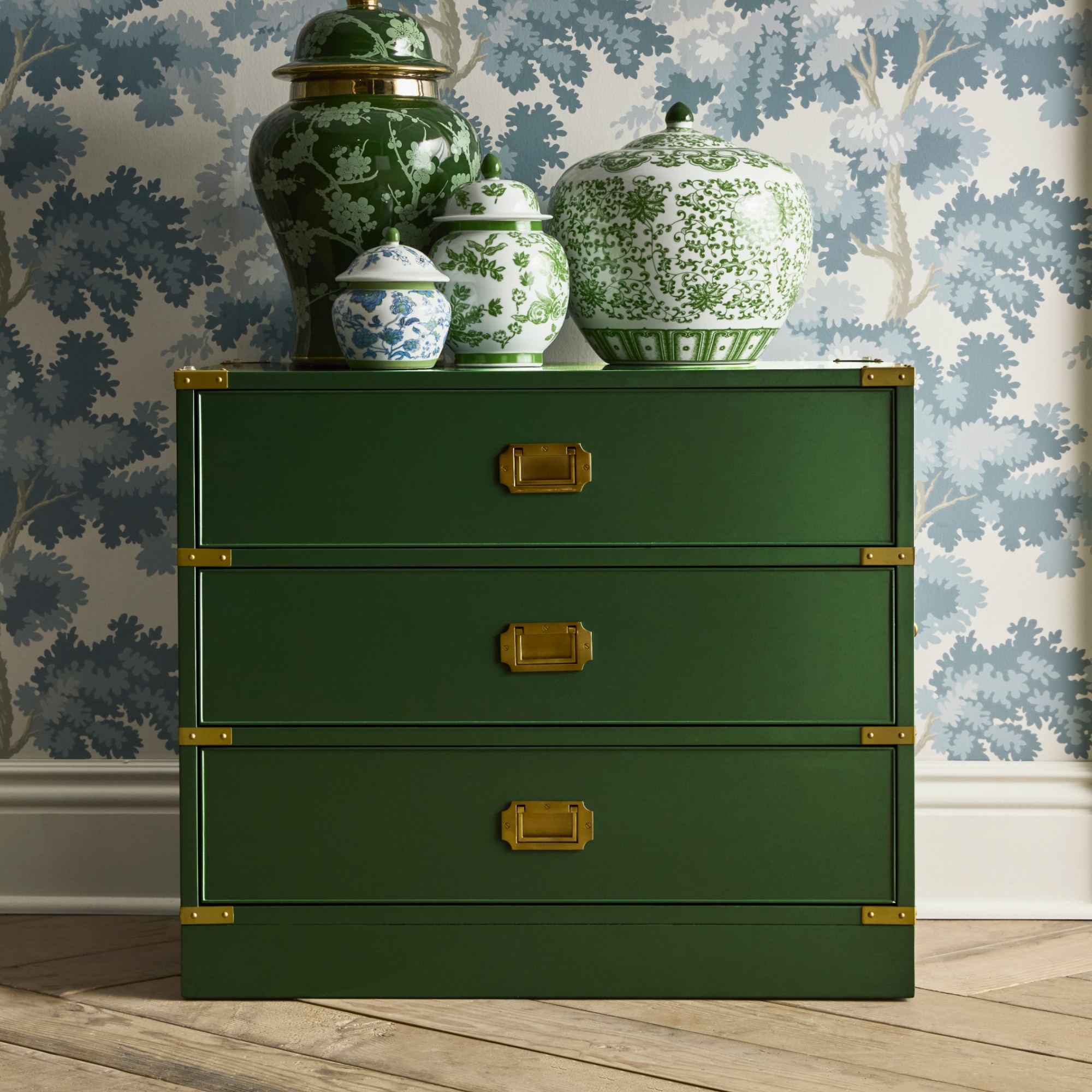 Campaign 3-Drawer Nightstand (30