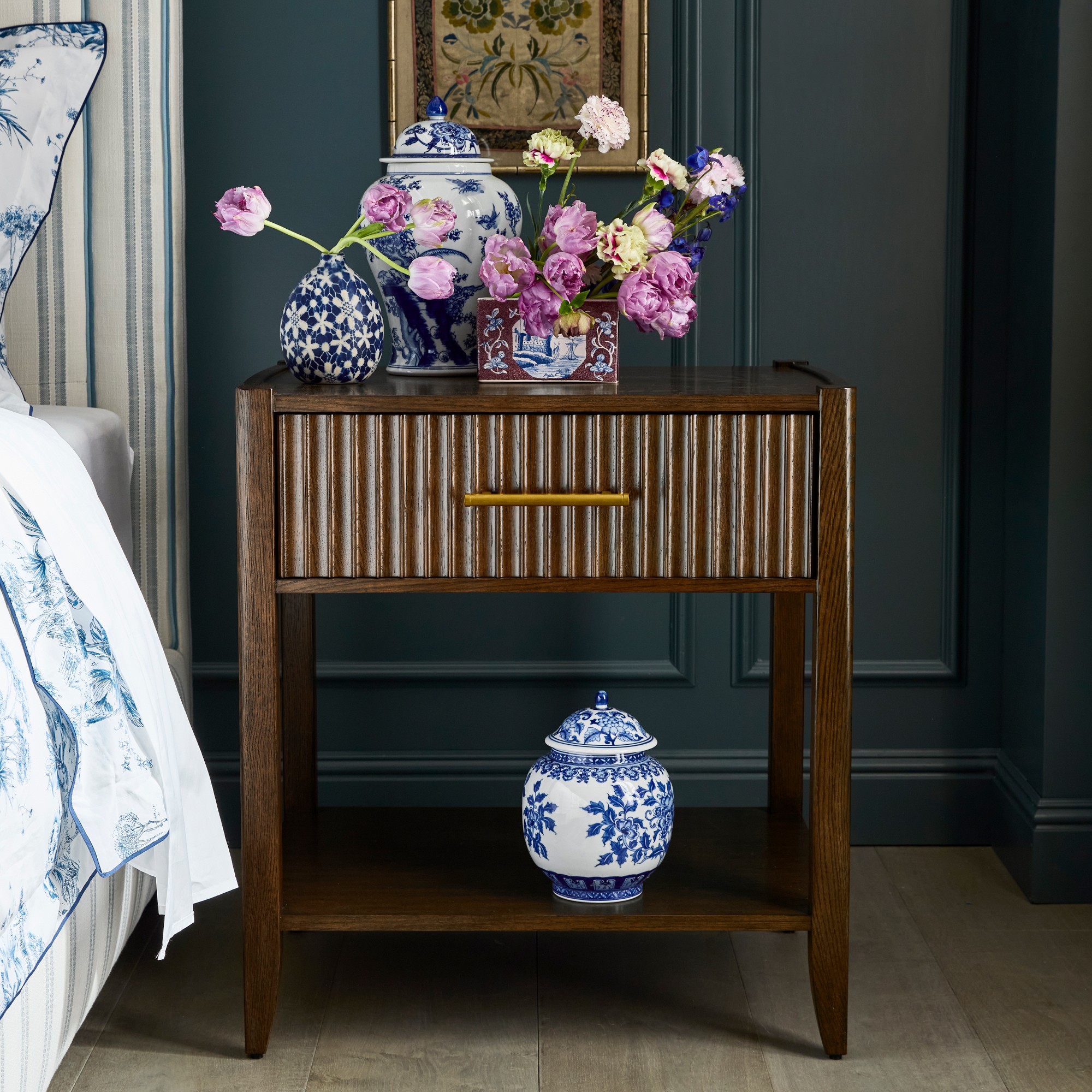 Lewis 1-Drawer Nightstand (26