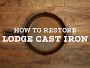 Lodge Seasoned Cast Iron Double Handled Skillet