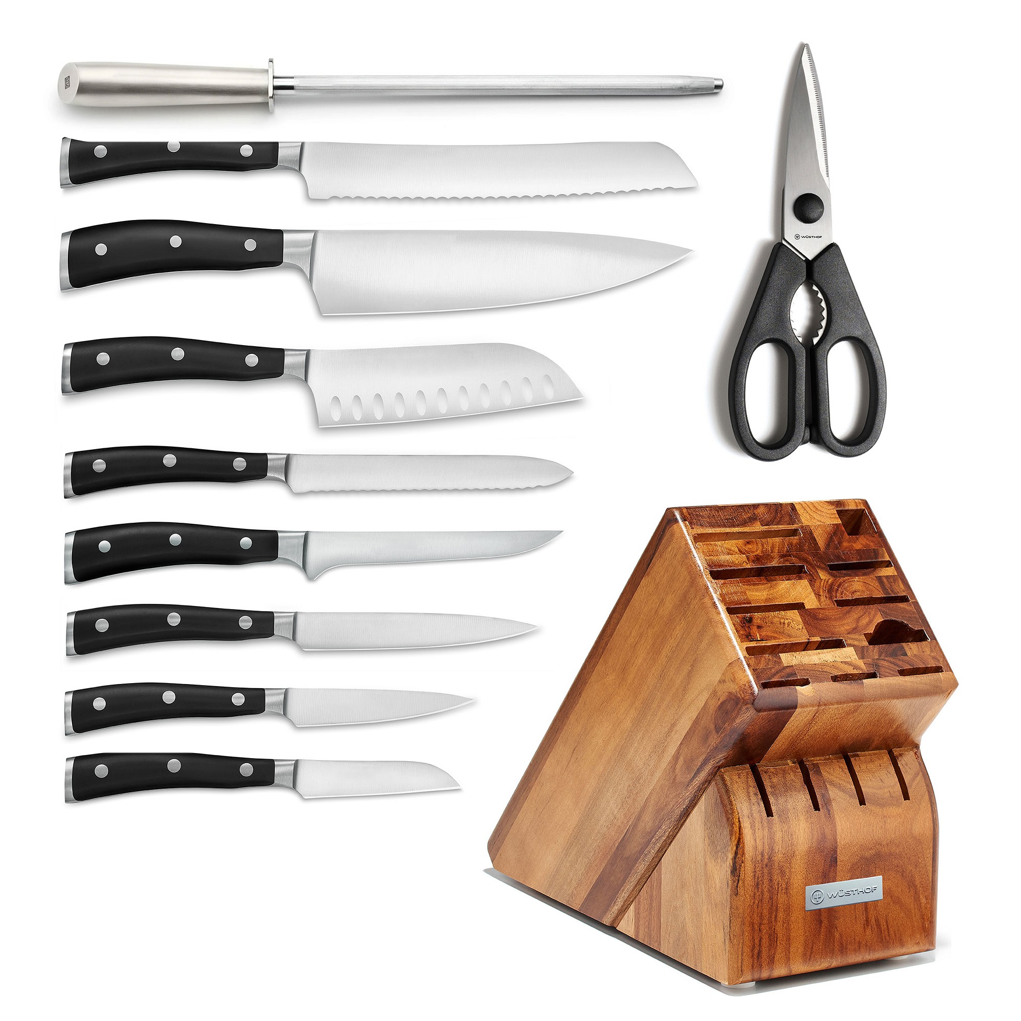Wüsthof Classic Ikon Ultimate Knife Block, Set of 11