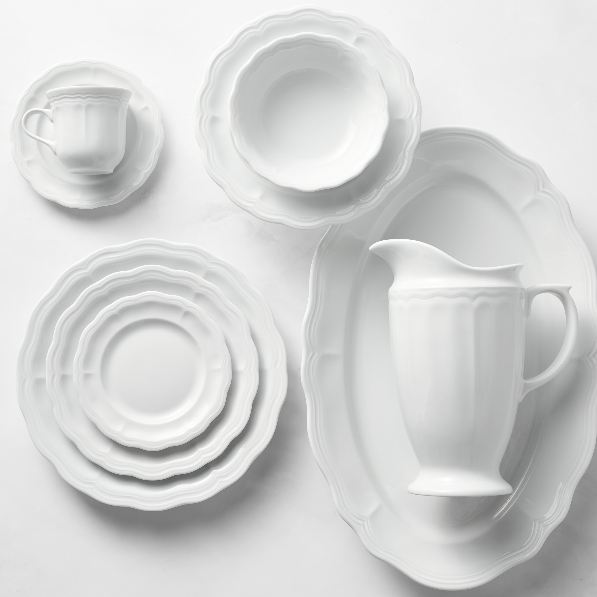 Pillivuyt Queen Anne Cereal Bowls, Set of 4