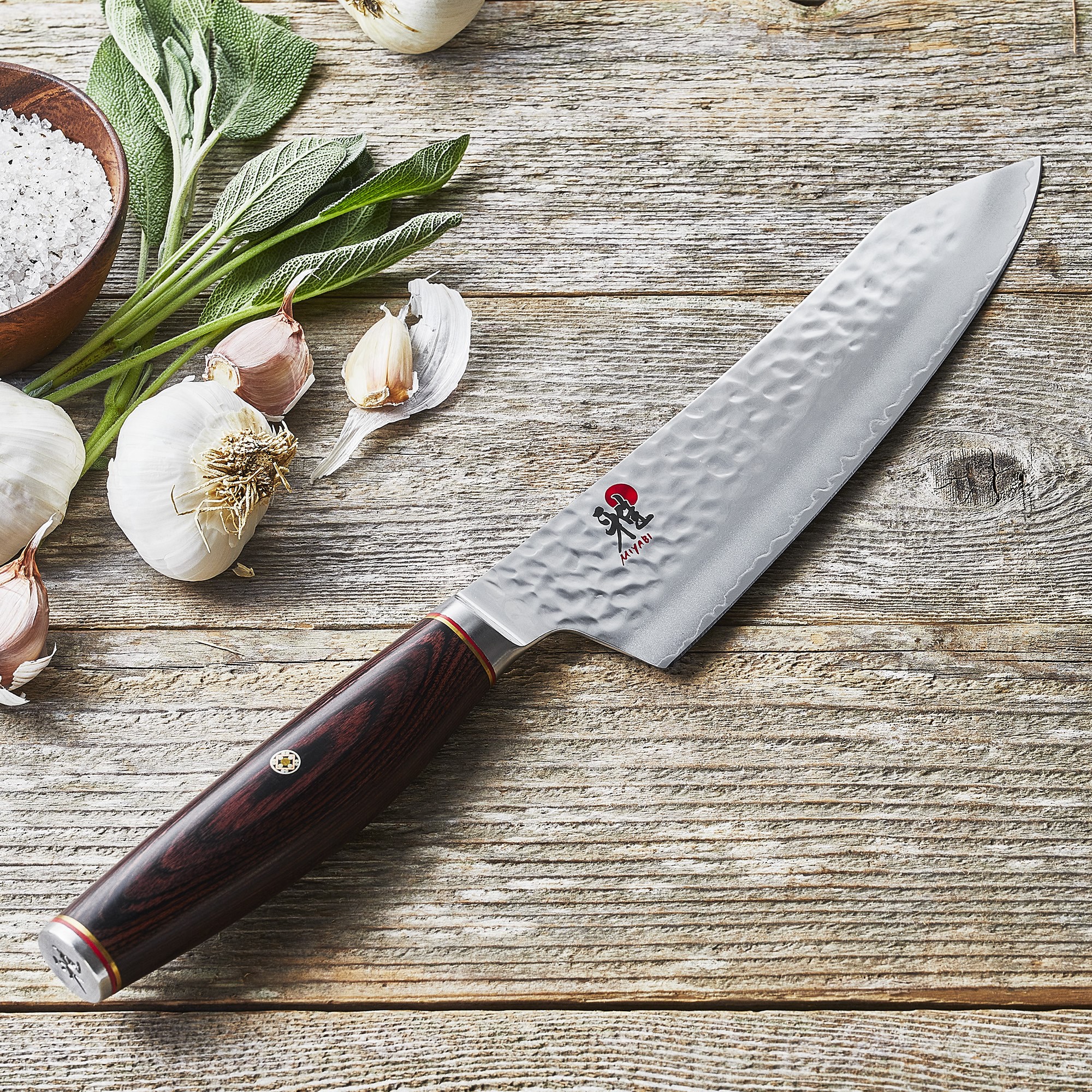Miyabi Artisan Rocking Santoku Knife, 7