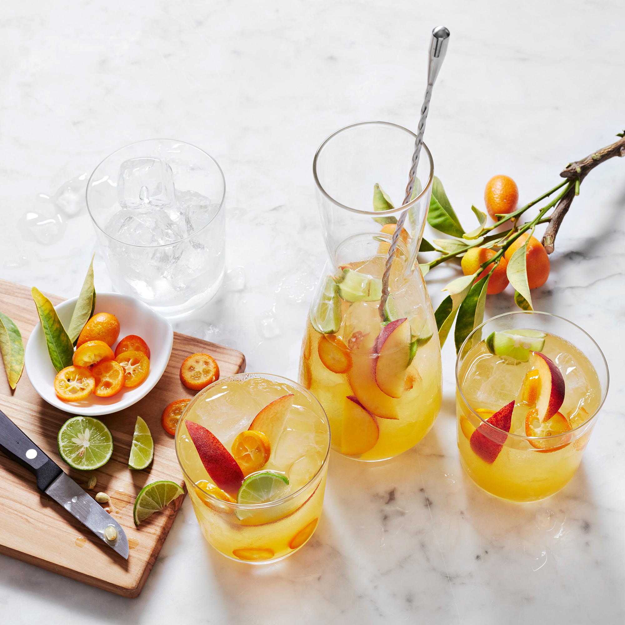 Williams Sonoma Organic Red and White Sangria Mix Set