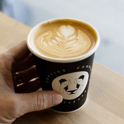 Black & White Coffee Roasters The Traditional Blend Coffee Beans