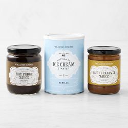 Williams Sonoma Vanilla Ice Cream Starter & Dessert Sauces