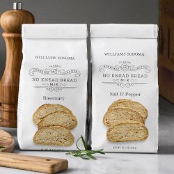 Williams Sonoma No Knead Bread Mix, Salt & Pepper