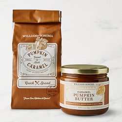 Williams Sonoma Pumpkin Caramel Quick Bread Mix & Caramel Pumpkin Butter