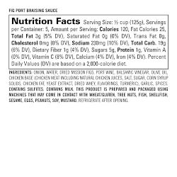 Williams Sonoma Braising Sauce, Fig & Port