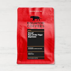 Equator Coffee Decaf Eye of The Tiger Espresso Blend Coffee Beans