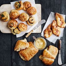 Williams Sonoma Mini Ham & Cheese Croissants