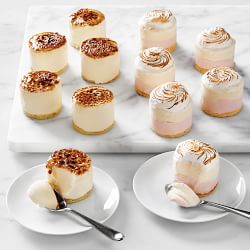 Baked Alaska & Crème Brûlée Mini Ice Cream Cakes, Set of 12