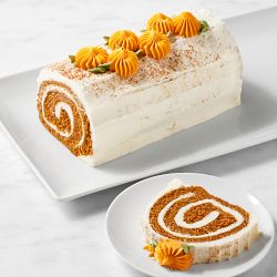 Pumpkin Spice Roll Cake, Serves 15