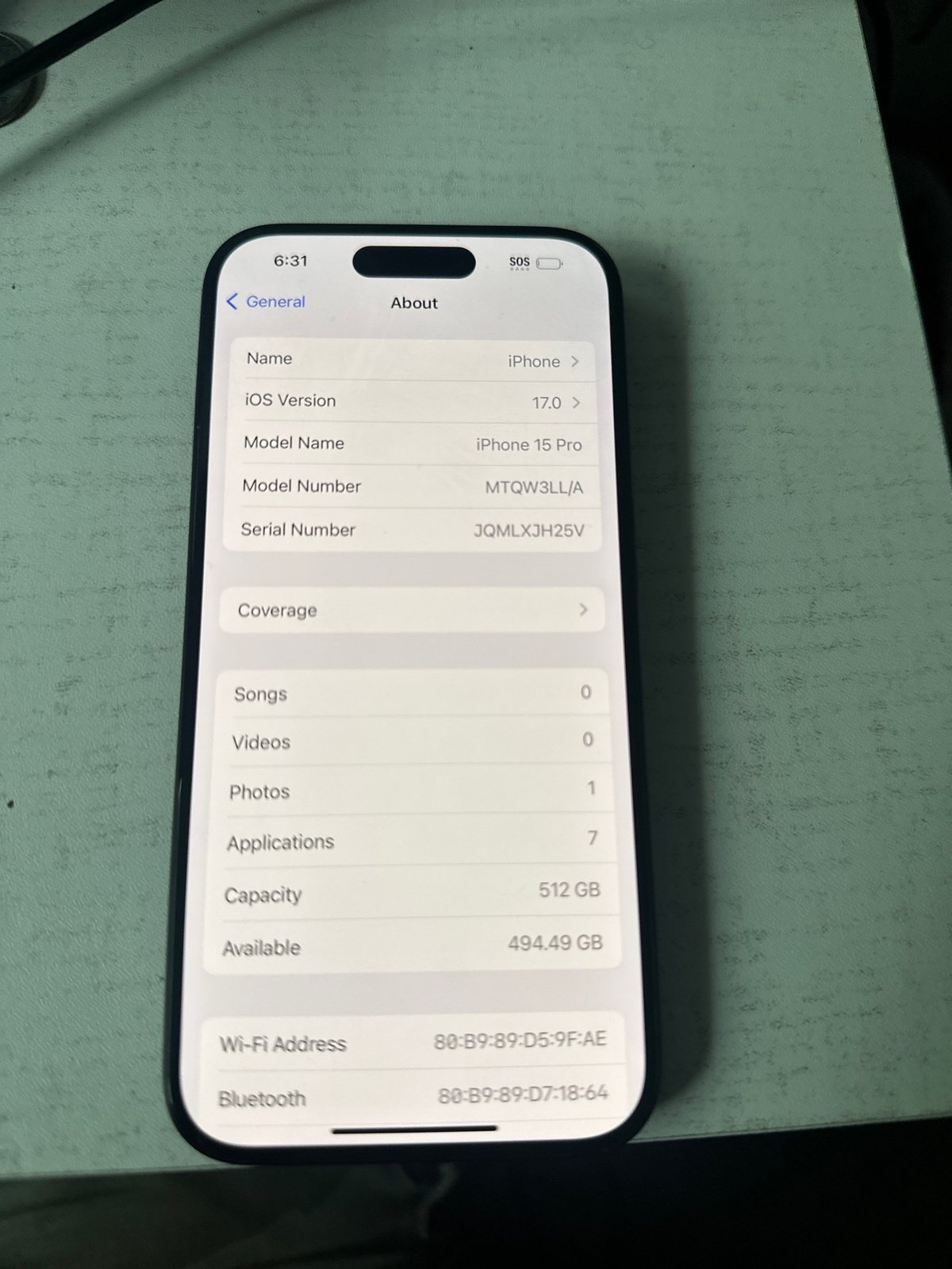 Apple iPhone 15 pro 512gb boost mobile 9C13