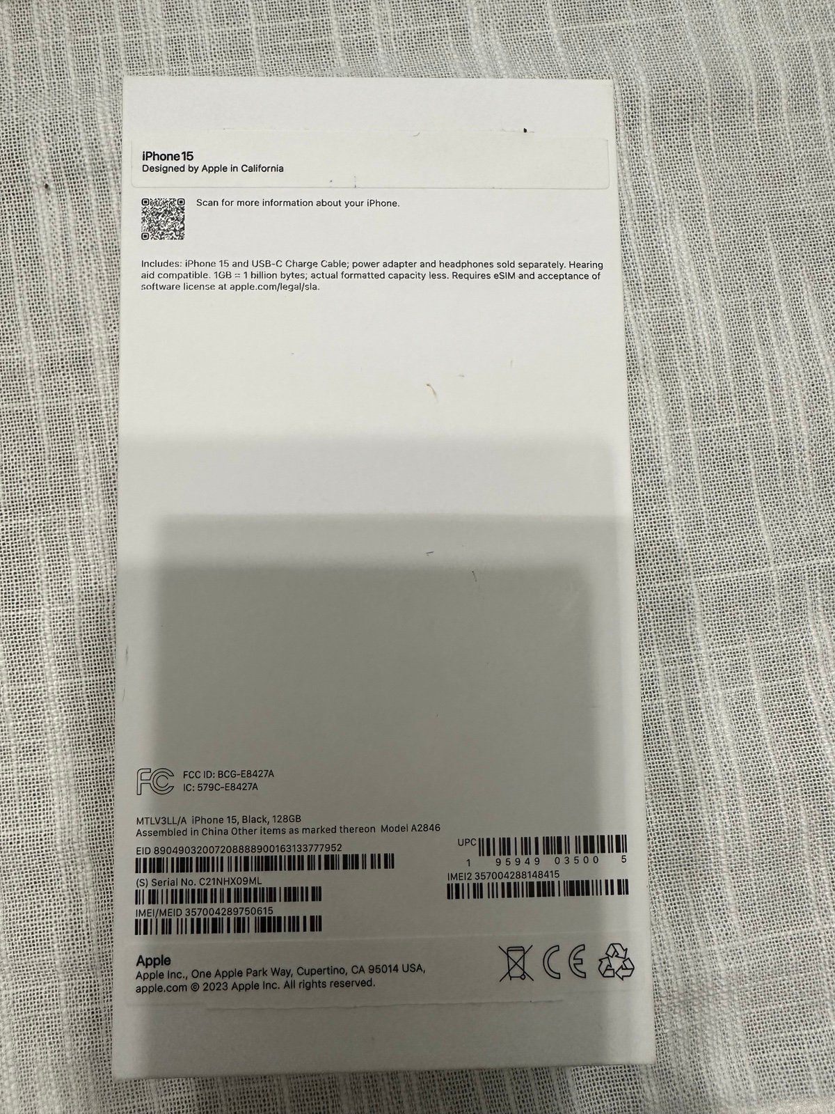 iphone 15 phone unlocked 128gb 9Y55