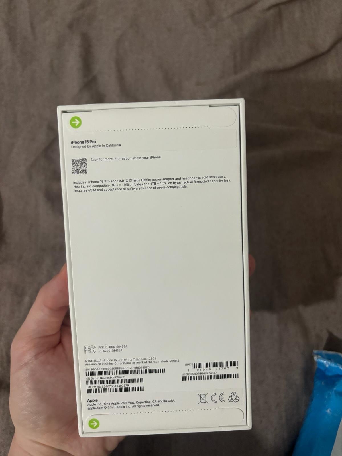 Brand new unopened iPhone 15 Pro unlocked 9Y99