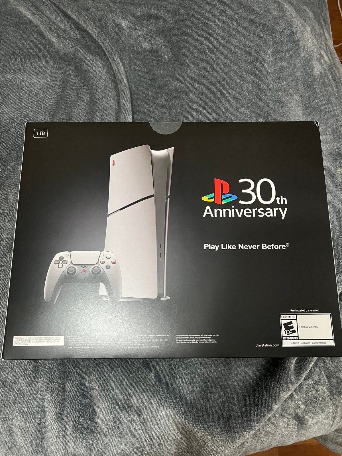 Sony PlayStation 5 30th Anniversary Digital Edition In Hand Free Shipping 6U51