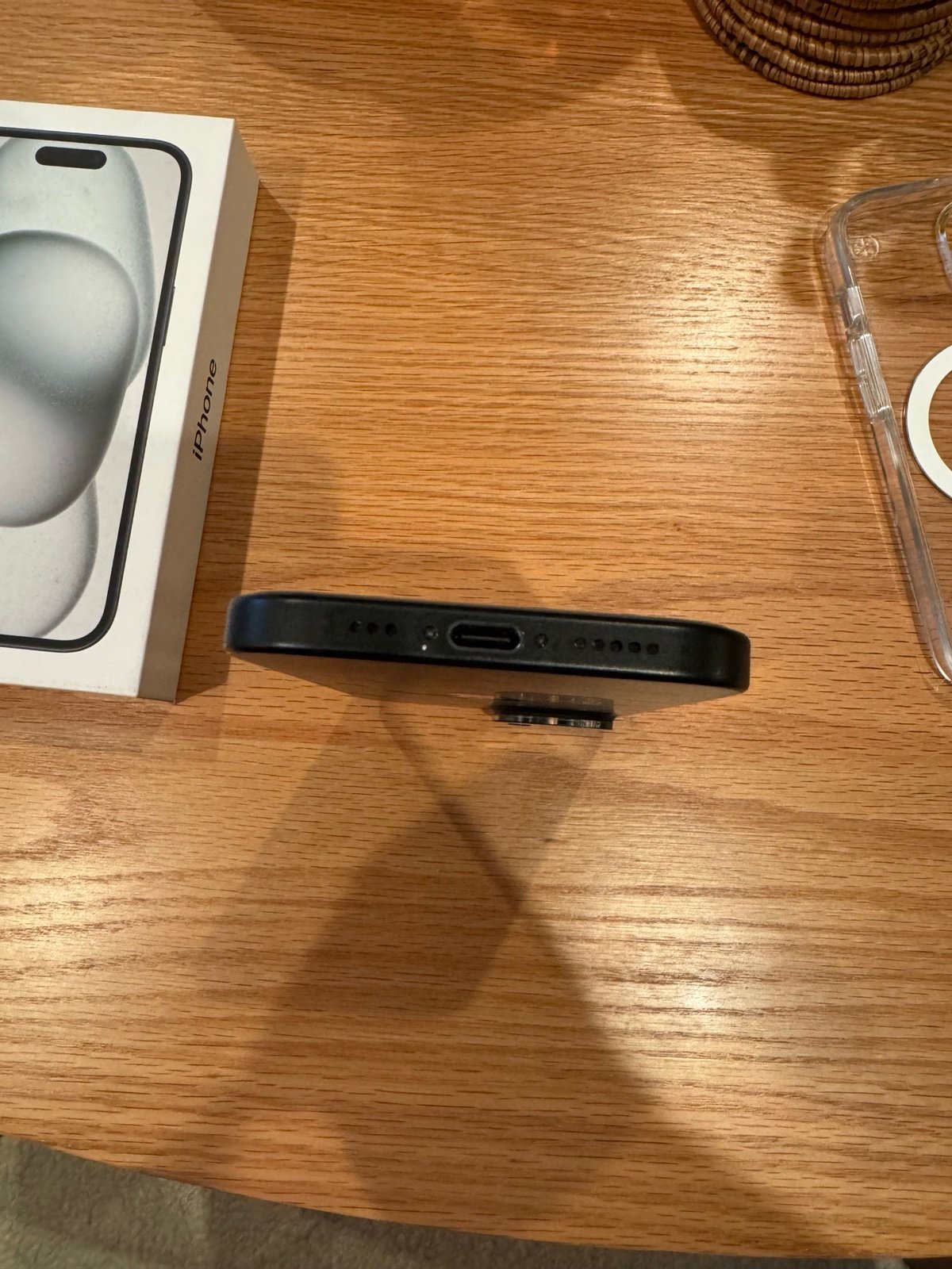 Apple iPhone 15 Black 256GB T-Mobile Carrier 9A36