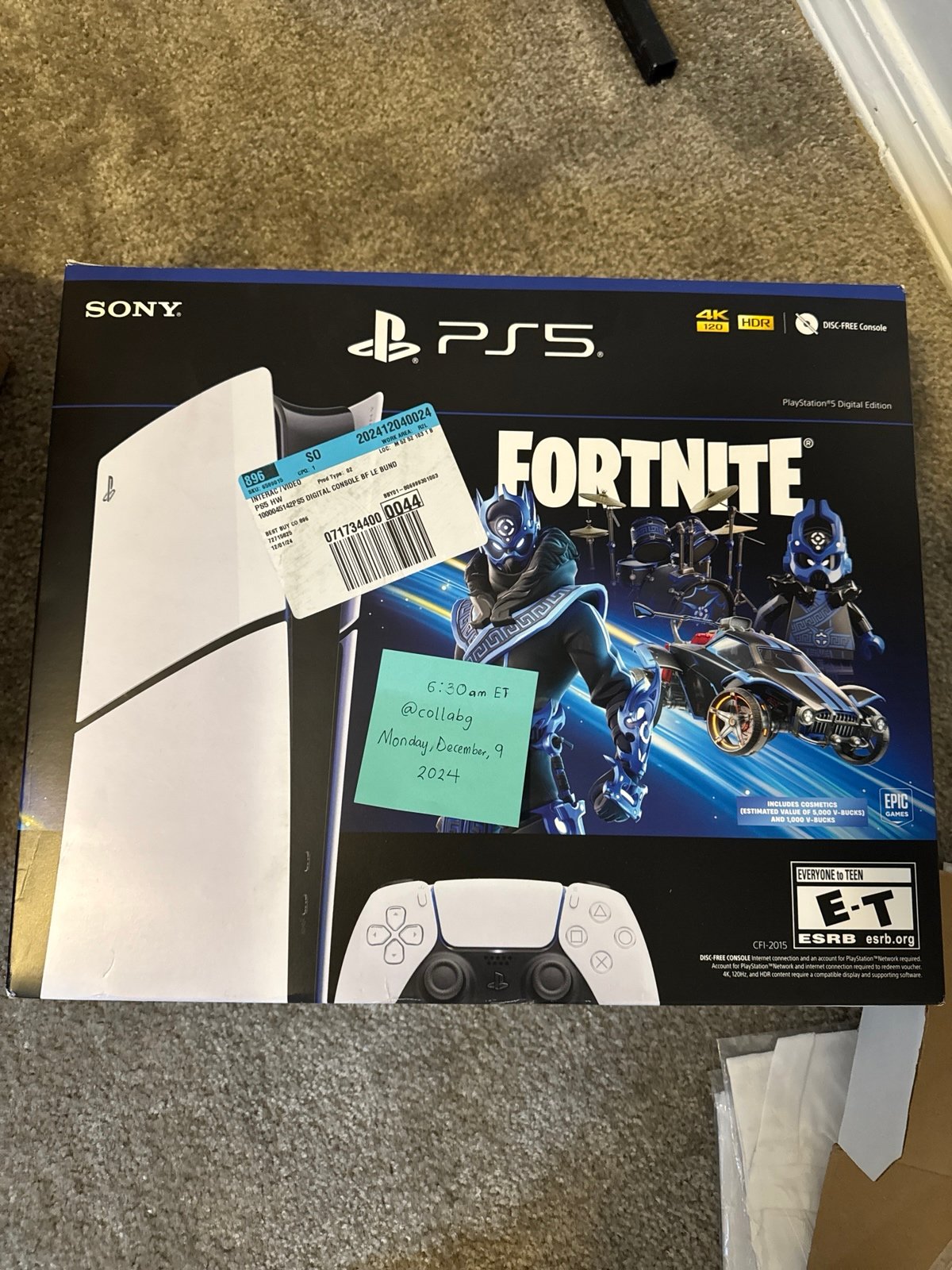 PlayStation 5 Digital Edition ( Fortnite) 2R61