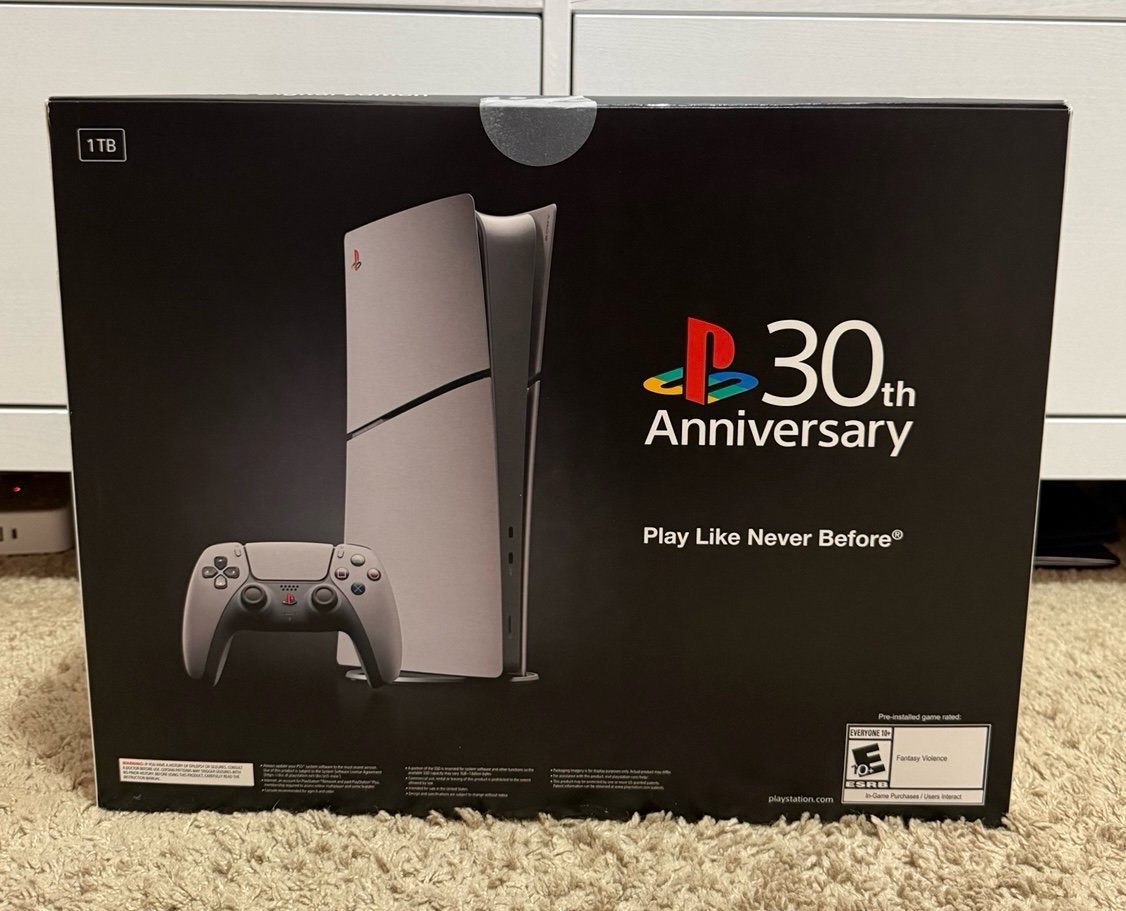 Sony PlayStation 5 Silm Digital Edition 30th Anniversary Limited Edition Console 2Z28