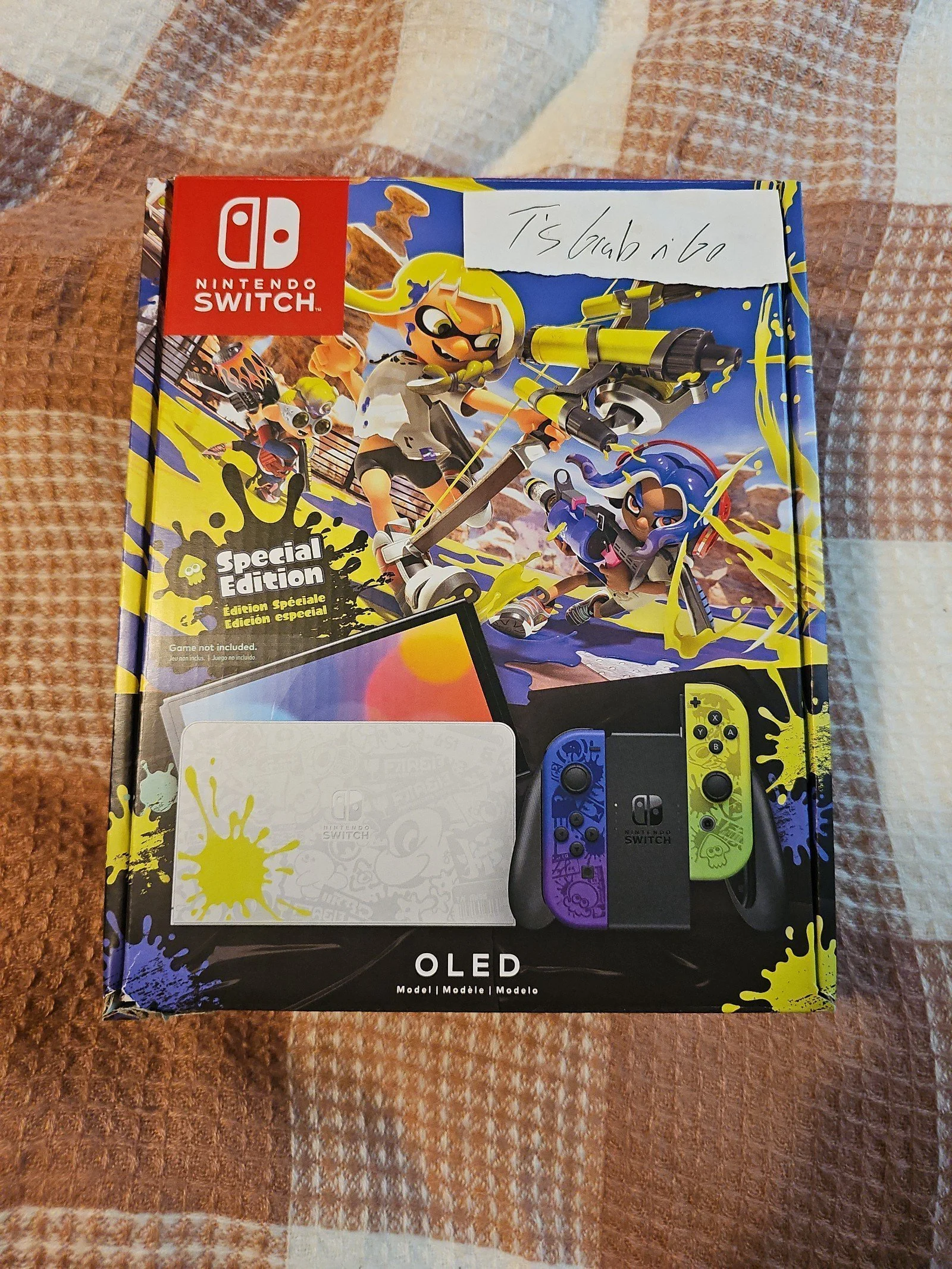 Nintendo Switch Splatoon OLED 9U68