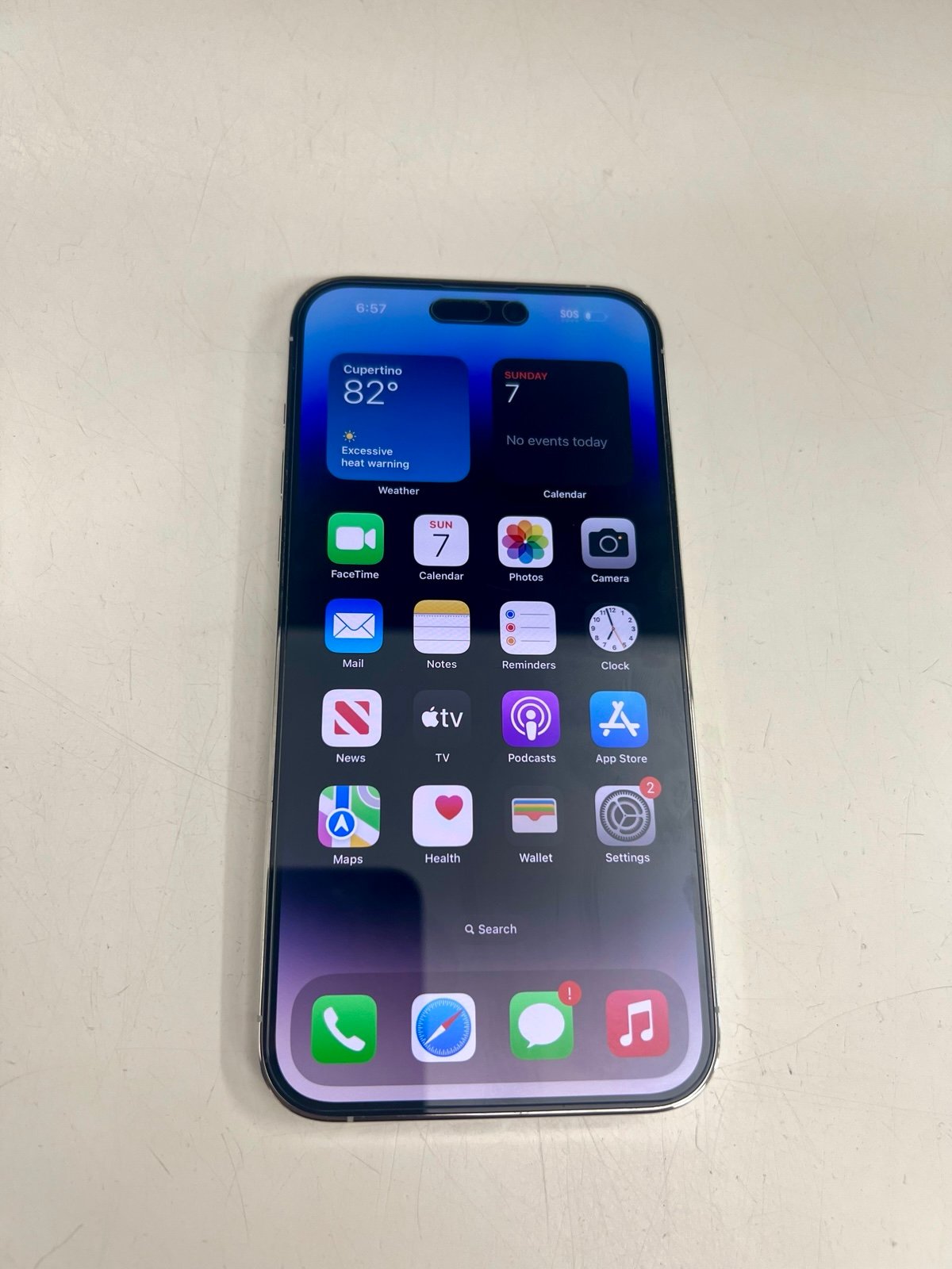 Apple iPhone 14 Pro Max - 128GB - White Silver (Unlocked) 3Y71