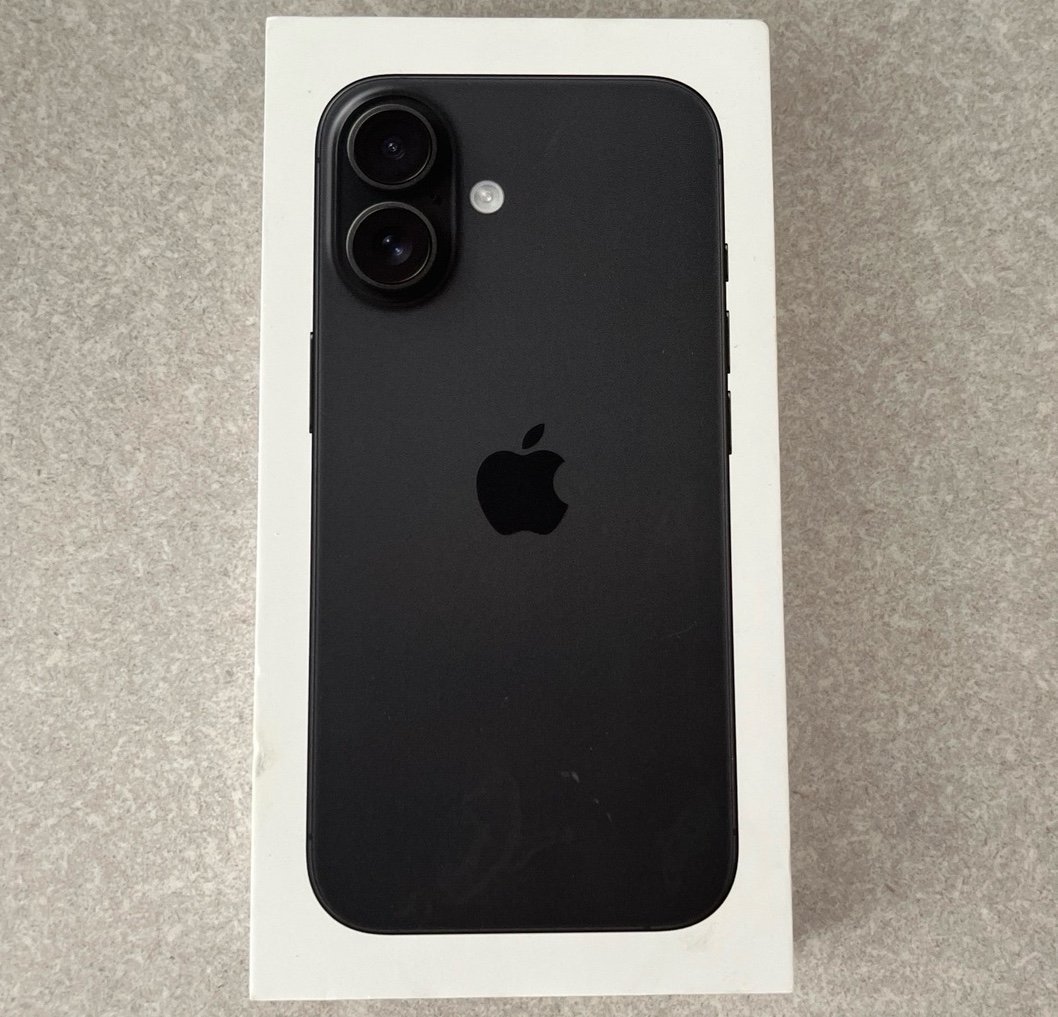 iPhone 16 128gb black t-mobile 8E32