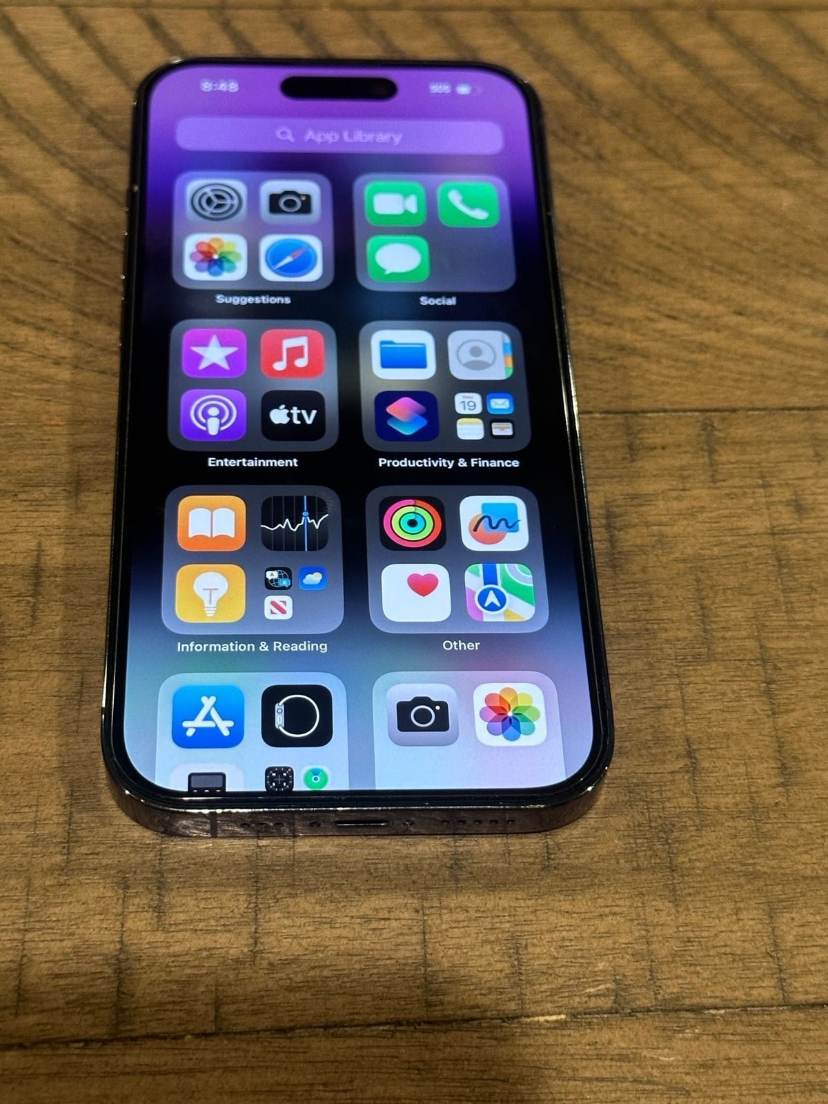 Apple iPhone 14 Pro 256 GB in Deep Purple for AT&T 1Q82