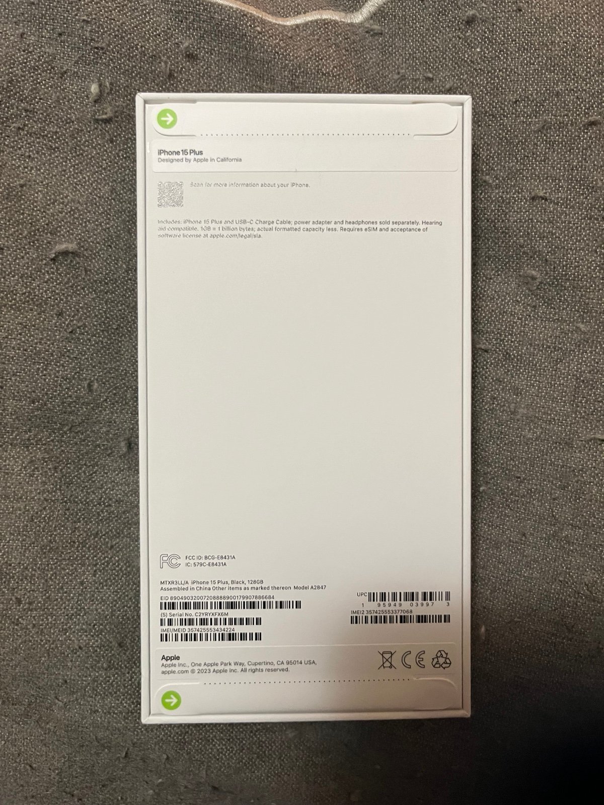 iPhone 15 Plus Phone 8Z21
