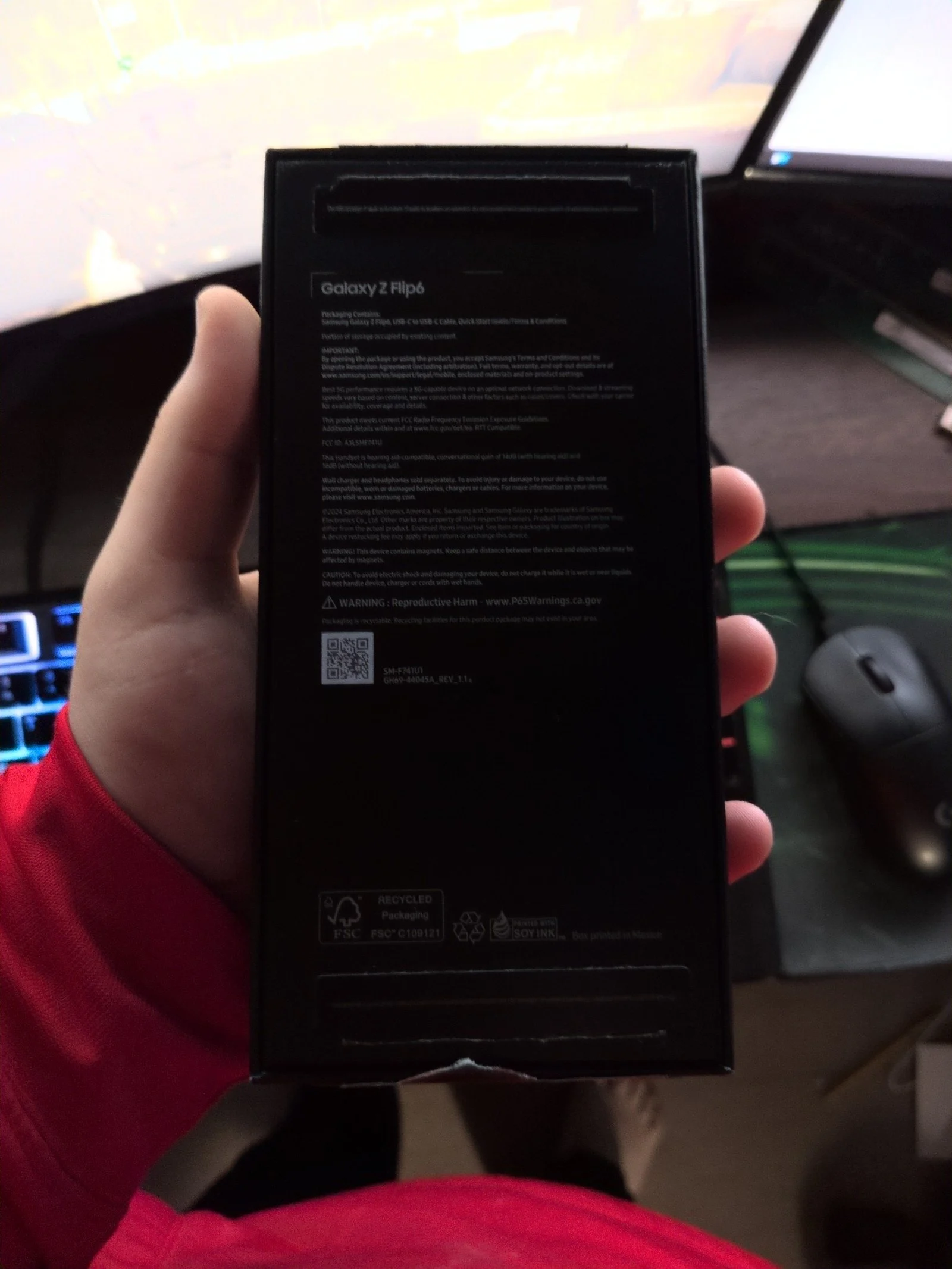 SAMSUNG Galaxy Z Flip6 5G 256GB Factory Unlocked BLUE - Brand New