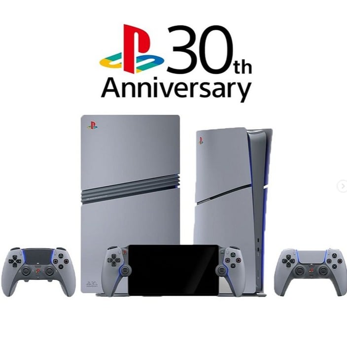 PlayStation 5 Console 30th Anniversary Limited Edition Bundle Digital Edition 7Y32