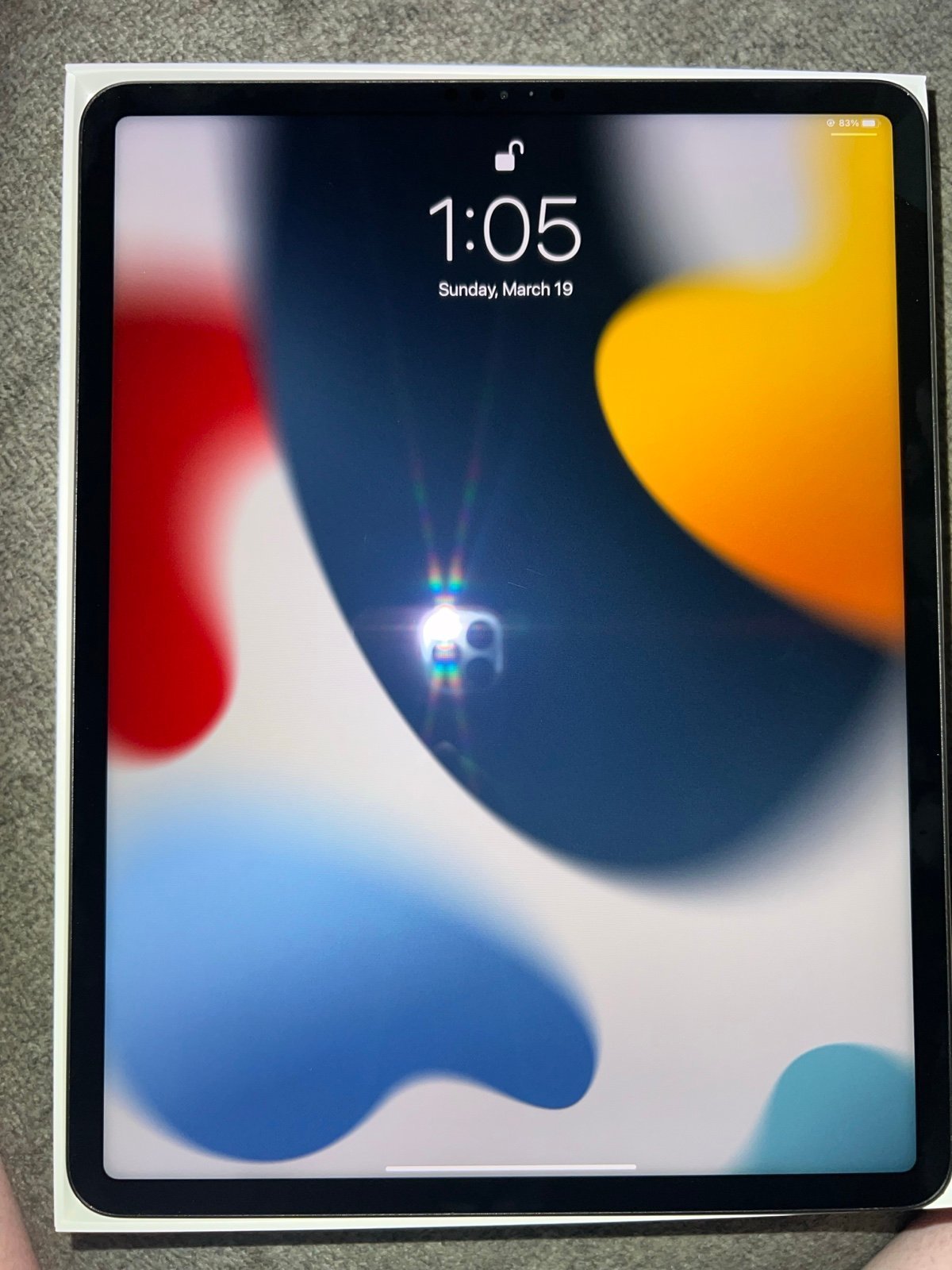 Apple iPad Pro 5th Generation 128 GB in Space Gray WIFI only 1P86