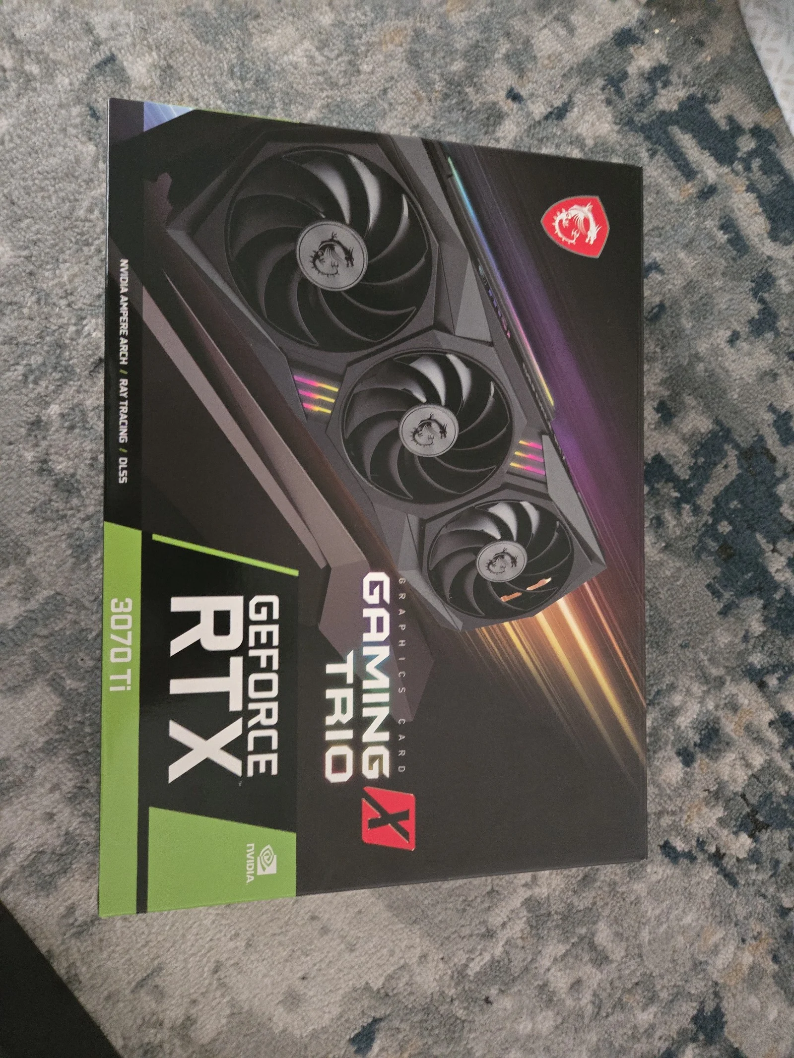 MSI Gaming GeForce RTX 3070 Ti OC 8GB GDDR6X Graphics Card