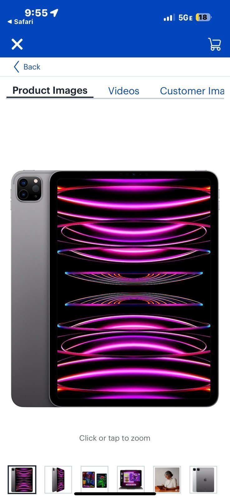 12.9 In. Brand New Sealed iPad Pro 6th Generation 1C71