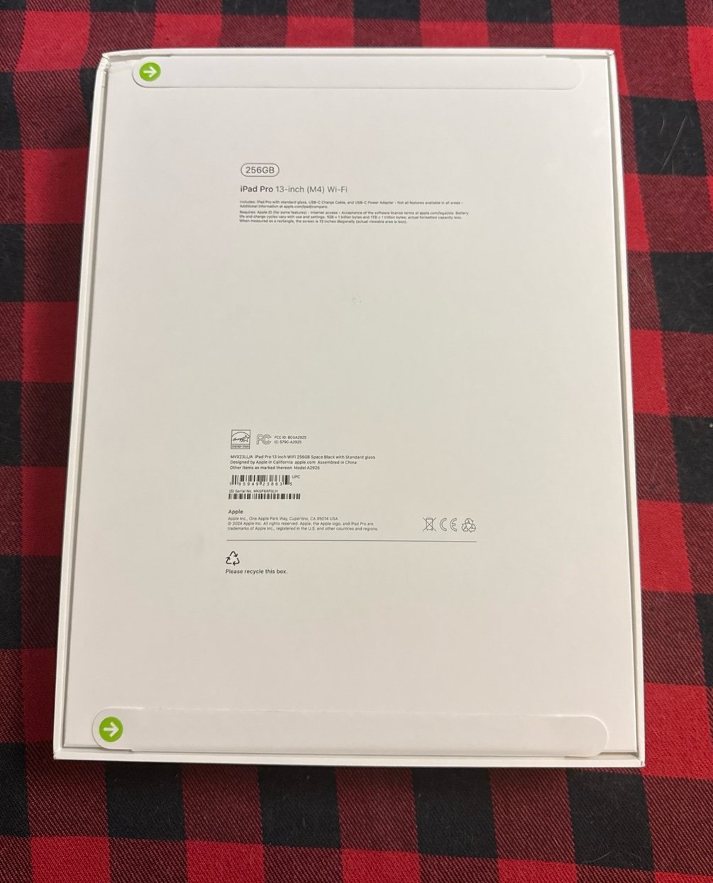 iPad Pro 13” M4 OLED 256GB Wi-Fi 7th generation 1T89