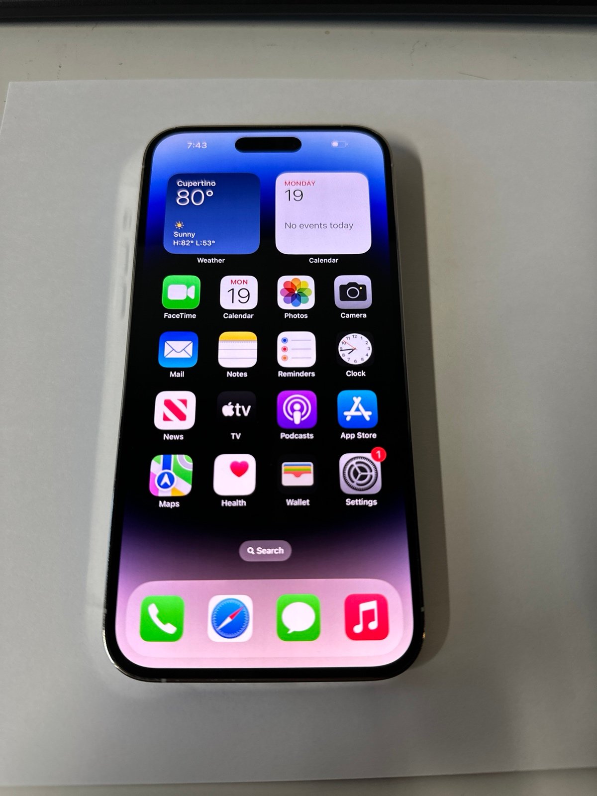 Apple iPhone 14 Pro Max 128 GB in Silver for Unlocked 8E65