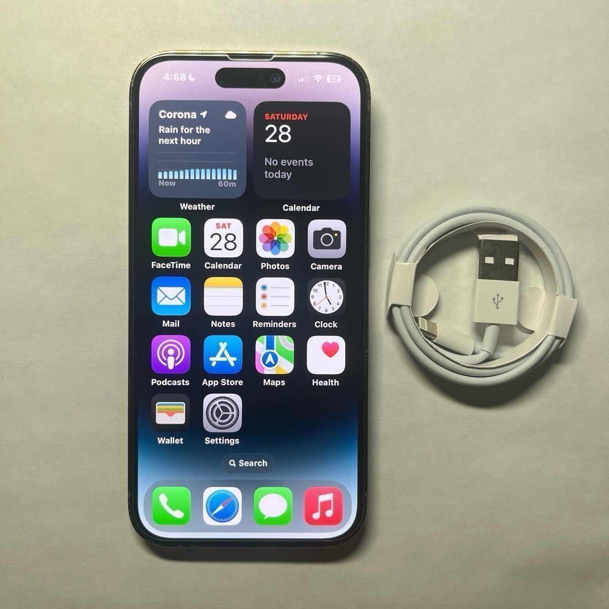 Apple IPhone 14 Pro 512GB Unlocked ~ Battery Health 100% 1O17