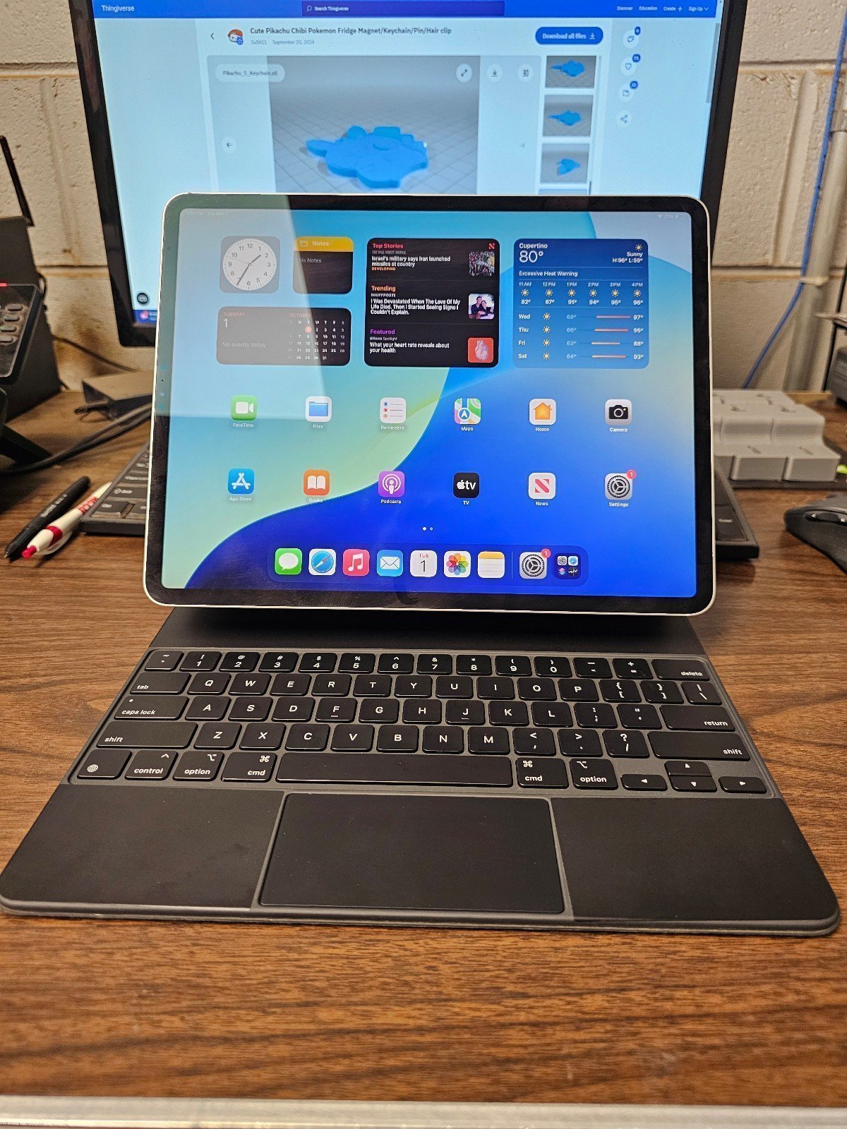 Apple iPad Pro 4Gen 12.9inch 1tb unlock LTE WITH KEYBOARD! 9T93