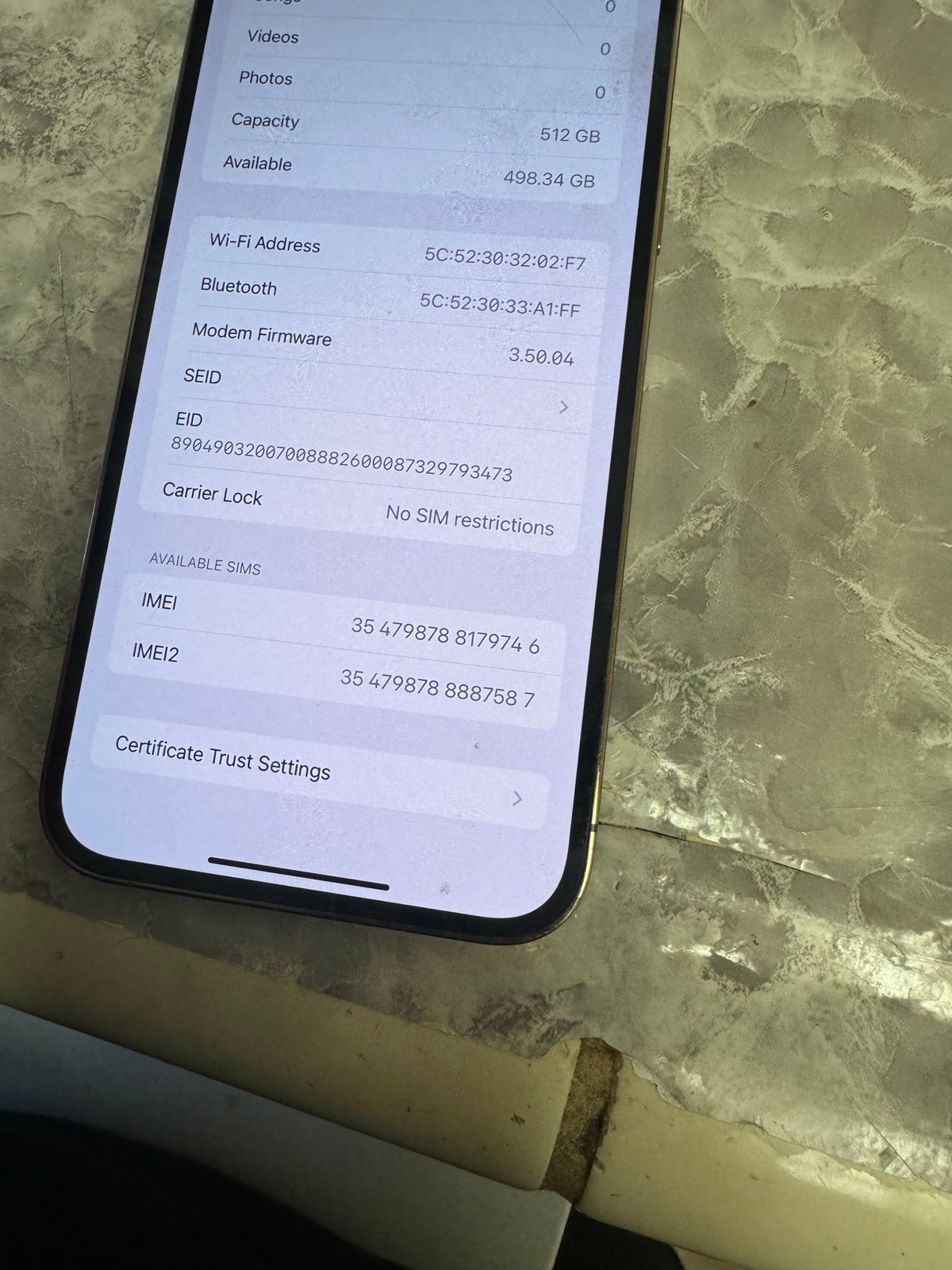 Apple iPhone 13 Pro Max 9K87